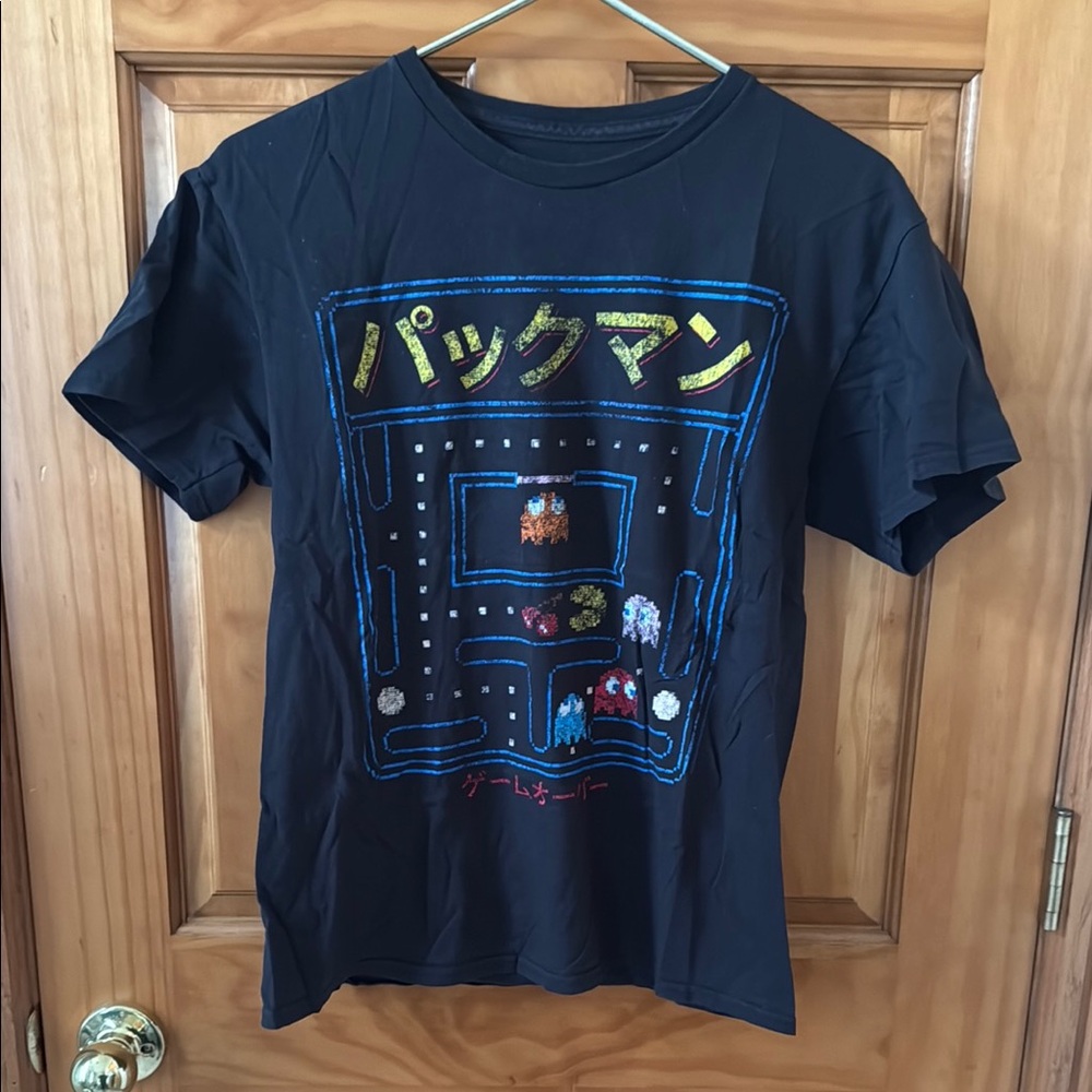 Black Pac-Man Graphic Tee